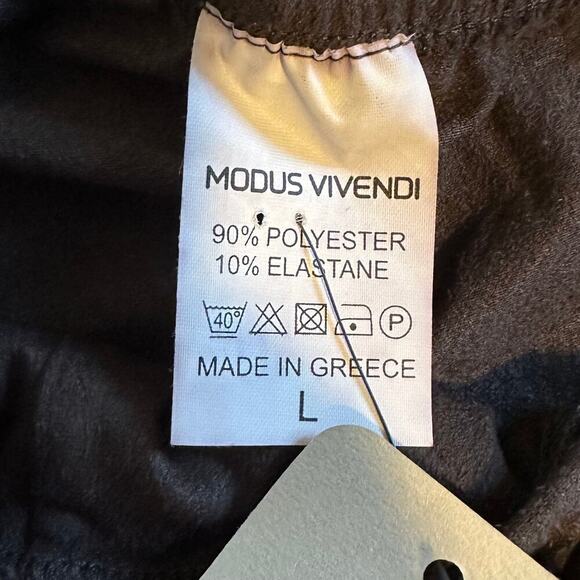 NWT Modus Vivendo "Suede" Low Cut Brief Brown Large - Picture 5 of 5
